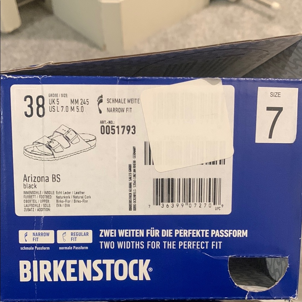 Black Birkenstock Sandals - Picture 6 of 7